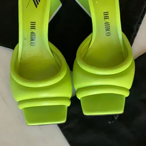 The Attico Neon Green Heels - Picture 4 of 4